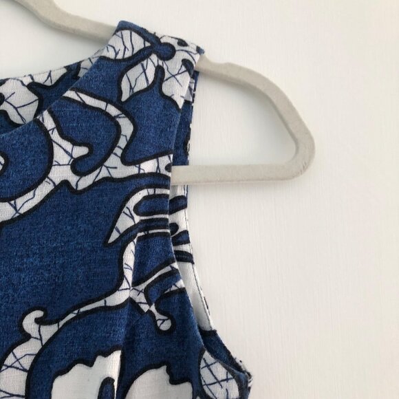 VINTAGE Hawaiian Original Hilo Haittee Dress Flutter Hem Flowers Pulmeria 8 - Picture 5 of 7